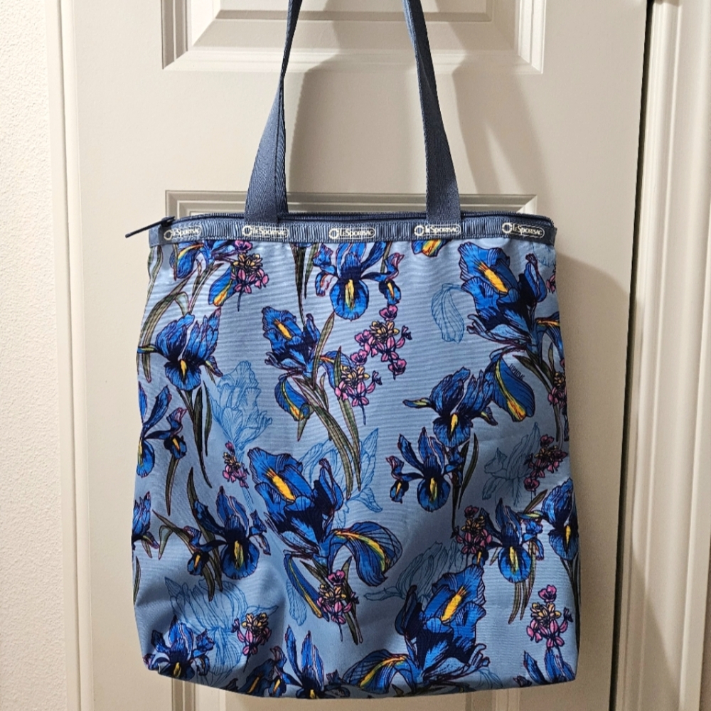 Lesportsac Iris Garden eco tote recycled plastic nylon magazine tote bag